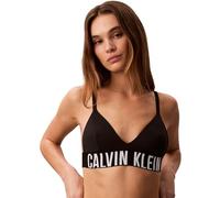 Calvin Klein Donna Top Bikini a Triangolo con Spalline Regolabili, Nero (Black), L