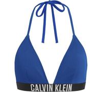 Calvin Klein Donna Top Bikini a Triangolo Imbottitura Estraibile, Blu (Patch of Blue), S