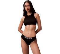 Calvin Klein Donna Top Bikini Bralette High Neck con Spalline Incrociate, Nero (Black), S