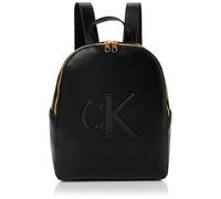 Calvin Klein Bold CK Backpack Lv04f3617g, Zaino Donna, Black (Black), Taglia Unica