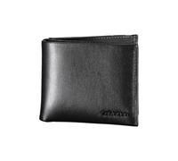 Calvin Klein Elegant Black Leather Dual-Compartment Wallet
