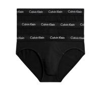 Calvin Klein Uomo Slip Hipster Confezione da 3 Intimo, Nero (Black W Black WB), S