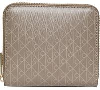 Calvin Klein Emblem Aop Square Zip Around 3I6 - DESERT TAUPE AOP One Size
