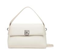 Calvin Klein - Emblem Logo Hardware Pebble Shoulder Bag - - Bags - Donna - Bianco - ONE SIZE
