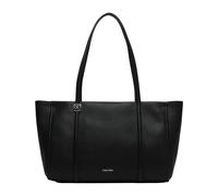 Calvin Klein - Emblem Logo Hardware Pebble Tote - - Bags - Donna - Nero - ONE SIZE