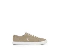 Calvin Klein Ess Vulc Low MG Canvas Ym0Ym01209, Basso Top Uomo, Green (Weathered Teak/Turtle Dove/Gum), 40 EU