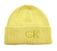 Calvin Klein Essentials Beanie K60K608660 Cappelli, Giallo (Citrus Glow), OS Donna