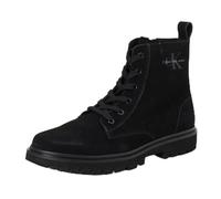 Calvin Klein Uomo Stivali Mezza Gamba Eva Boot Mid Lace Up Iconic con Lacci, Nero (Triple Black), 46