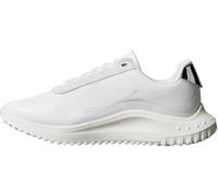 Calvin Klein Eva Runner Lace Up Mat Mix Yw0Yw02016, Basso Top Donna, White (Bright White/Marshmellow/Silver), 37 EU