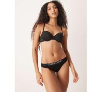 Calvin Klein - Extra Soft Cotton - Perizoma in cotone extra morbido nero M