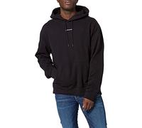 Calvin Klein - Felpa da Uomo con Cappuccio e Cappuccio da Uomo, con Cappuccio e Cappuccio, CK Nero, S