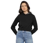 Calvin Klein Felpa Donna Milano con Cappuccio, Nero (Ck Black), L