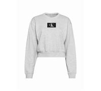 Calvin Klein Felpa Donna senza Cappuccio, Grigio (Grey Heather), M