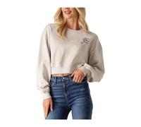 Calvin Klein - Felpa Girocollo Institutional con Logo Script - - Sweatshirts & Hoodies - Donna - Beige - M