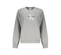 Calvin Klein Jeans Essentials Monogram French Terry Sweatshirt Grigio XS Donna