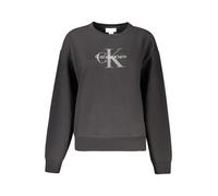 Calvin Klein - Maglione Donna in Cotone Nero - -Sweatshirts & Hoodies -Donna -Nero -L
