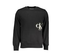 CALVIN KLEIN FELPA SENZA ZIP UOMO NERO TAGLIA = 2XL