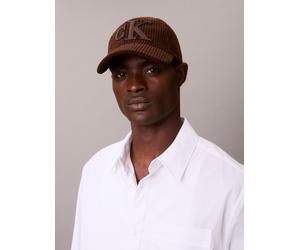 Calvin Klein Felt Monogram Patch Cap Chocolate Martini Taglia: OS | Cappelli Outlet | Uomo | Marrone