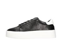 Calvin Klein - Sneakers Flatform Stringate in Pelle Premium - - Shoes - Donna - Nero - 40 EU