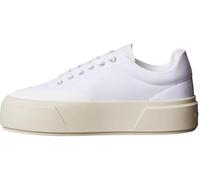 Calvin Klein Flatform Lace Up Nyl Mix Yw0Yw02013, Basso Top Donna, White (Bright White/Dk Ecru), 39 EU