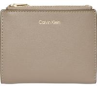 Calvin Klein Foil Logo Dbl Zip Cardcase VFU - DESERT TAUPE One Size