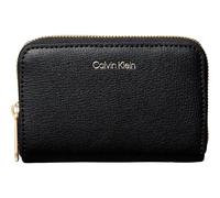 Calvin Klein - Foil Logo Medium Zip Around - - Accessories - Donna - Nero - ONE SIZE