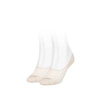 Calvin Klein Footie, Calzini Donna, Beige, Taglia unica