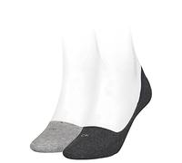 Calvin Klein Footie, Calzini Donna, Grigio, 35-38