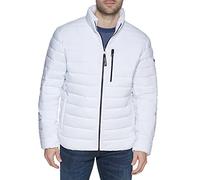 Calvin Klein Full Zip Down Puffer Coat Giacca, Bianco Impacchettabile, XXL Uomo