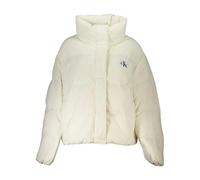 Calvin Klein - Giacca a Maniche Lunghe con Logo e Tasche Multiple - - Jackets - Donna - Bianco - L