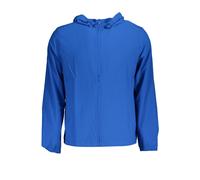 Calvin Klein - Sleek Hooded Sports Jacket in Blu - - Jackets - Uomo - Blu - 2XL