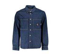 Calvin Klein - Cotton Jacket - - Shirts - Uomo - Blu - S
