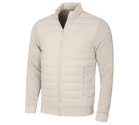 Calvin Klein Giacca uomo collo a imbuto pile trapuntato ibrido - Pergamena - L