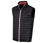 Calvin Klein Gilet da golf scaldacollo ibrido da uomo - Carbone/Nero - M