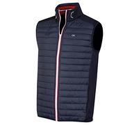 Calvin Klein Gilet da golf scaldacollo ibrido da uomo - Marina - S