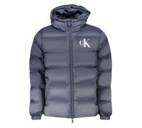 Calvin Klein Ls Ltwt Nylon Padded Hooded Puff Lv04rg513g Giacche Uomo (Pacco da 1)