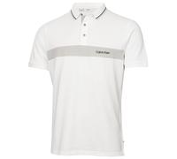 Calvin Klein Golf Polo Bridgehampton petto Stripe, bianco