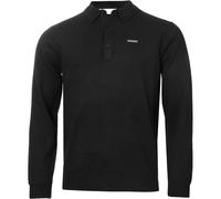 Calvin Klein Golf Polo Stanton, manica lunga, nero