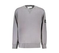 Calvin Klein Gray Cotton Men Sweater - XL