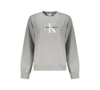 Calvin Klein Gray Cotton Women Sweater - XL