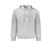 Calvin Klein "Grigio Cotton Men's Sweatshirt with Hood" - XL