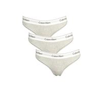 Calvin Klein Grigio Cotton Women Thong - M