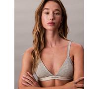 Calvin Klein - Heritage Cotton - Reggiseno a triangolo sfoderato grigio mélange L