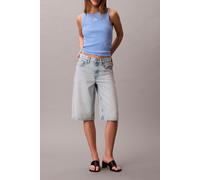 Calvin Klein Heritage Label 2x2 Tank Top Blue Descent Taglia: S | Canottiere Outlet | Donna | Blu