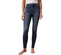 Calvin Klein LV047D757G Jeans da Donna Skinny a Vita Alta, Blu Midtown Blue, LG24, Blu (Midtown Blue), 24 W/34 L