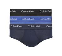 Calvin Klein Hip Brief 3Pk 0000U2661G, Slip, Uomo, Multicolore (Black/Blueshadow/Cobaltwater Dtm Wb), S