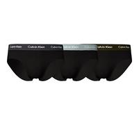 Calvin Klein Hip Brief 3Pk 0000U2661G, Slip, Uomo, Nero (B-Sleek Grey/Tourmaline/Olive WBS), S