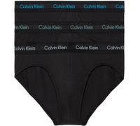 Calvin Klein Hip Brief 3Pk 0000U2661G, Slip, Uomo, Nero (B-Vivid Bl/Arona/Sageb Grn Lgs), XS
