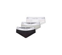 Calvin Klein Hip Brief 3Pk 000NB3962A, Uomo, Multicolore (Grey Heather, White, Black), XXL