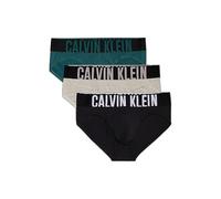 Calvin Klein Hip Brief 3Pk 53V - Harbor Mist Black Chilly Blue Large